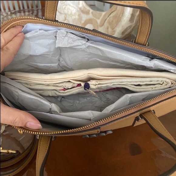 Tory Burch leather satchel - Picture 4 of 14